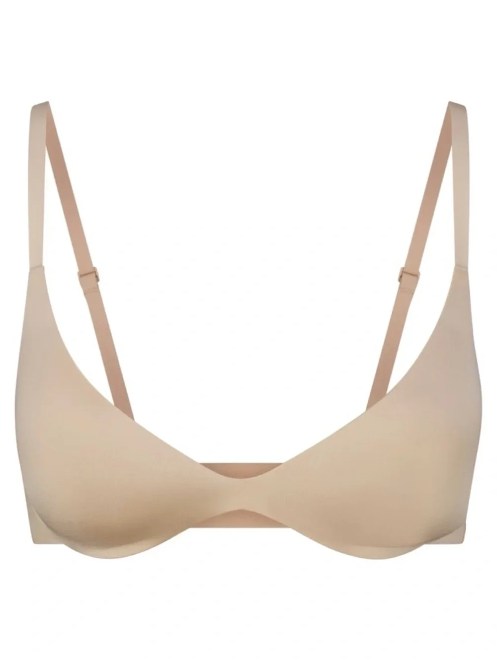 Skims Wireless Form Super Push Up Bra - NWT - Sand  32D - Picture 6 of 6